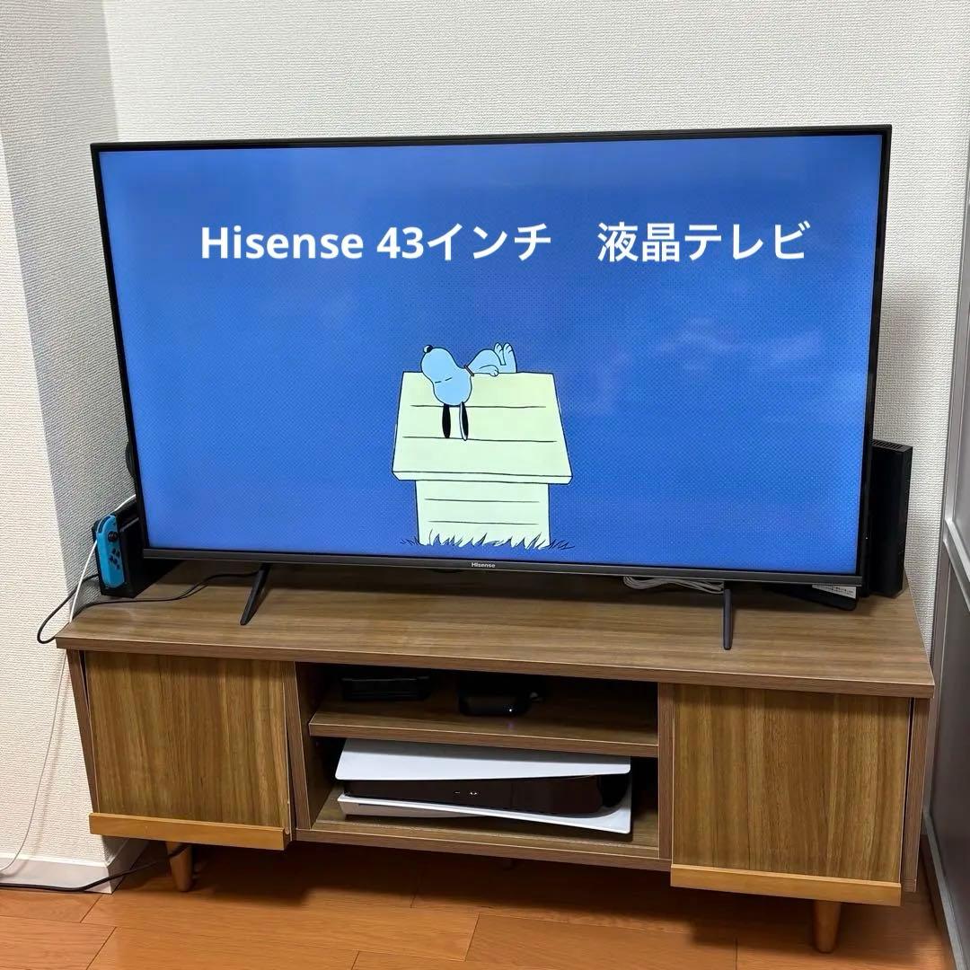 【美品】Hisense 43E7H 液晶テレビ 43インチ
