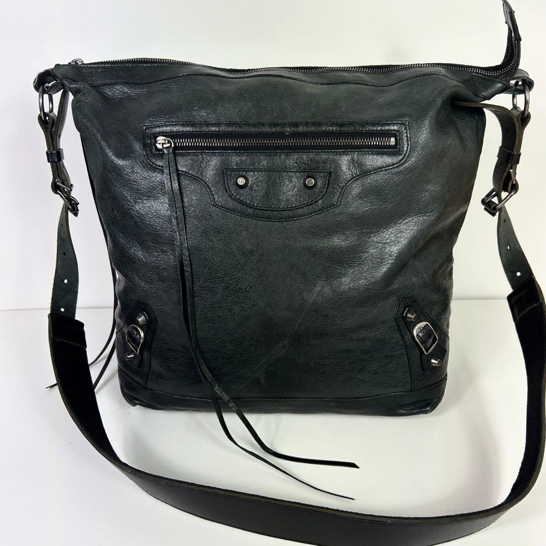 6*0様 【極上】BALENCIAGA バレンシアガ ショルダーバッグ レザー