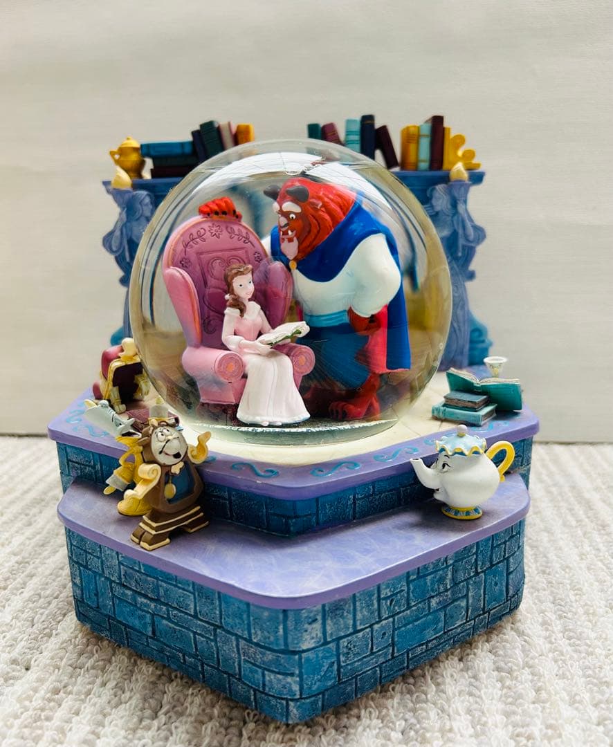 レア★美女と野獣 ベル ルミエール スノーグローブ スノードーム