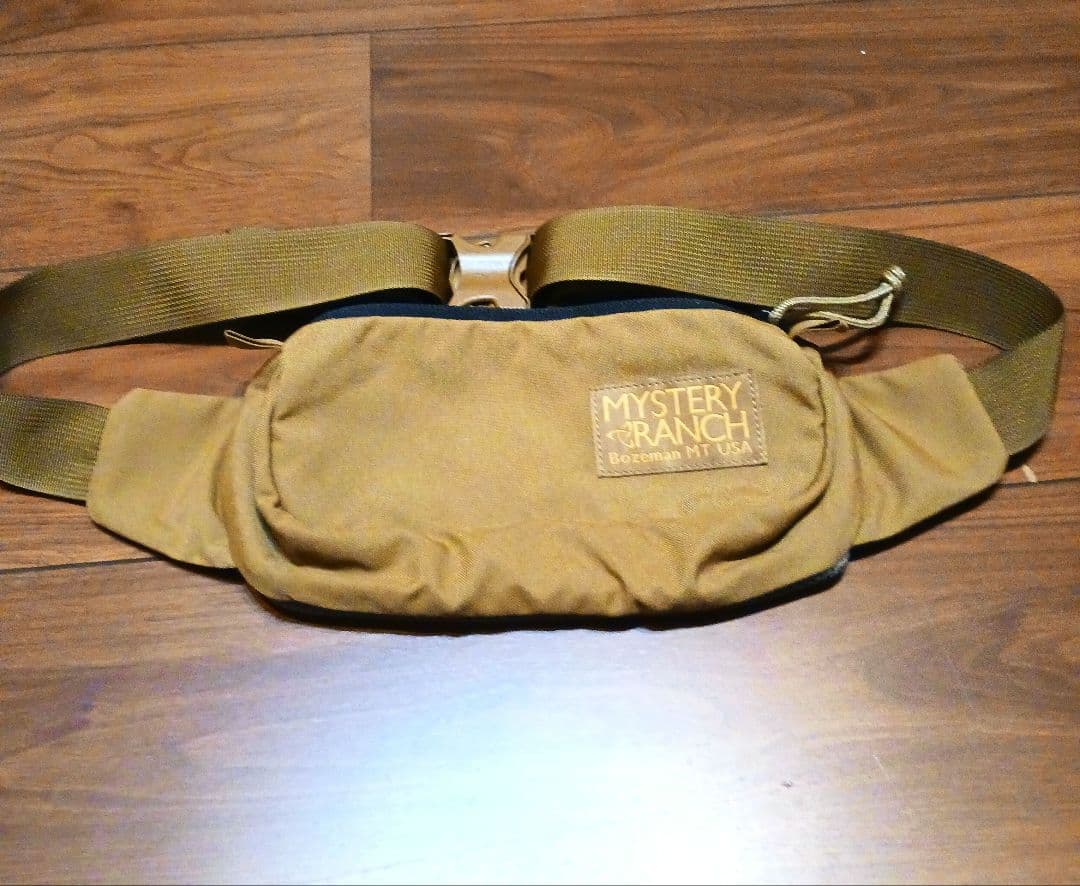 美品 USA製ミステリーランチ フォーリッジャーヒップサックコヨーテ レアカラー