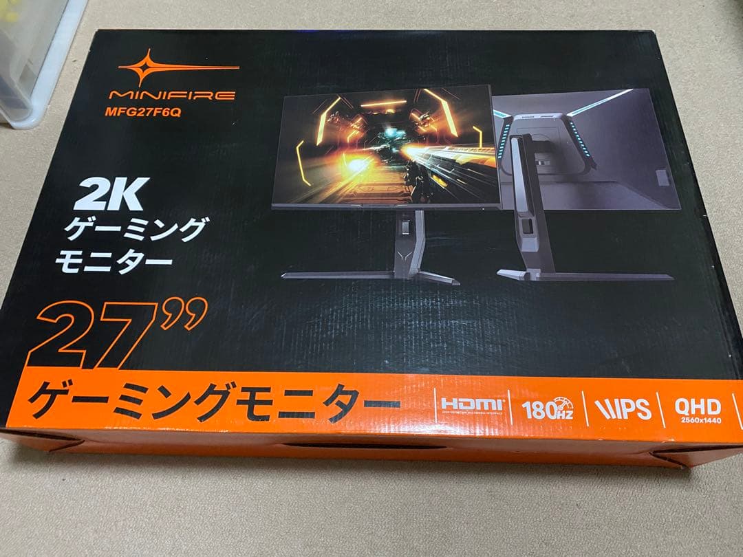 新品未開封　27インチ ゲーミングモニター QHD IPS 180Hz 1mm