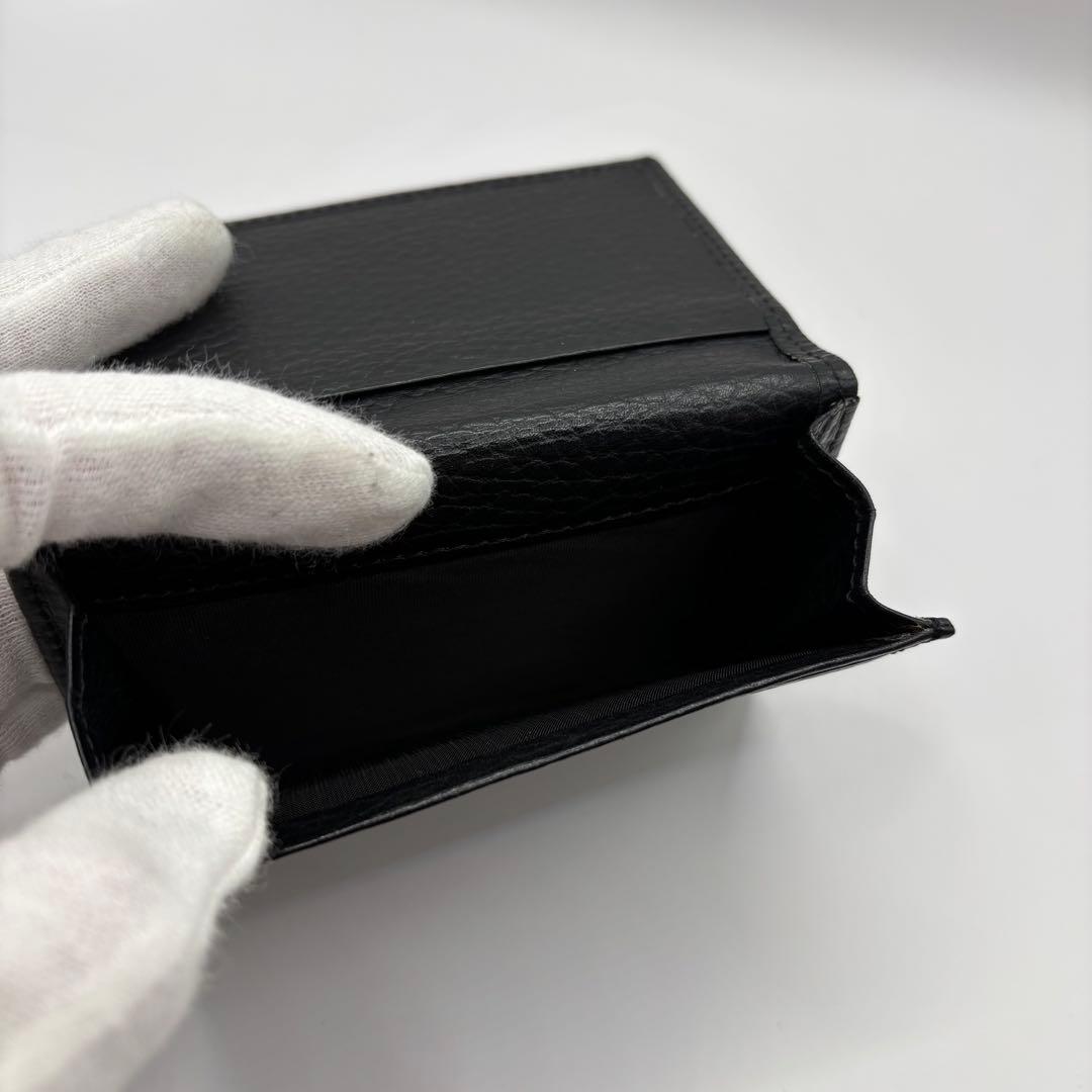 BURBERRY 名刺ケース　カードケース　ブラック　ノバチェック　レザー