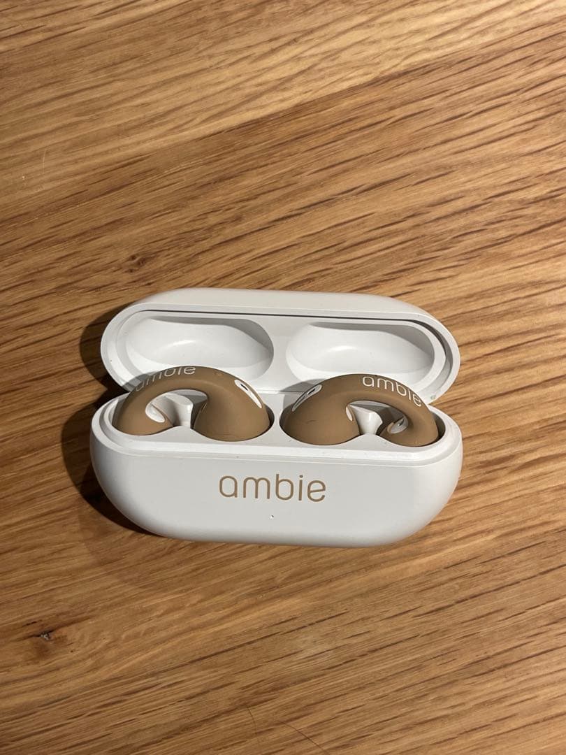 ambie ワイヤレスイヤホン latte ラテ