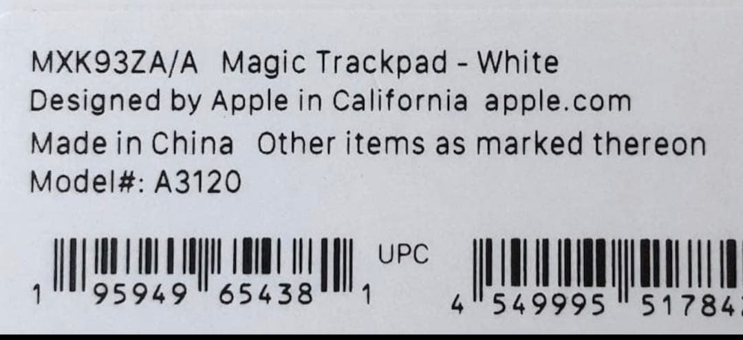 極上優良品｜最新｜USB-C｜Magic Trackpad 4｜APPLE｜純正