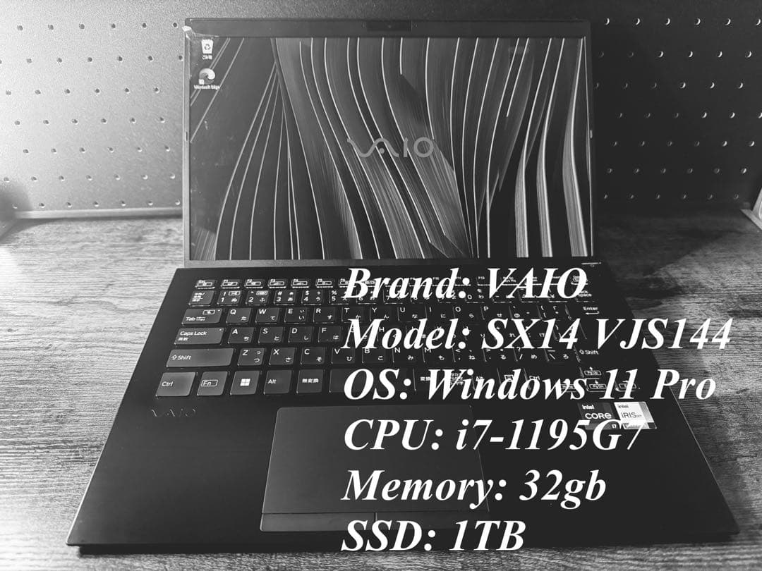 Sale‼️ VAIO SX14 VJS144 11世 i7 32GB 液晶新品