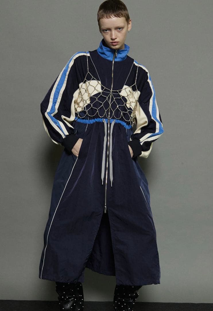 [美品] カラーブロッキングスポーティコート/メゾンスペシャル/サイズフリー