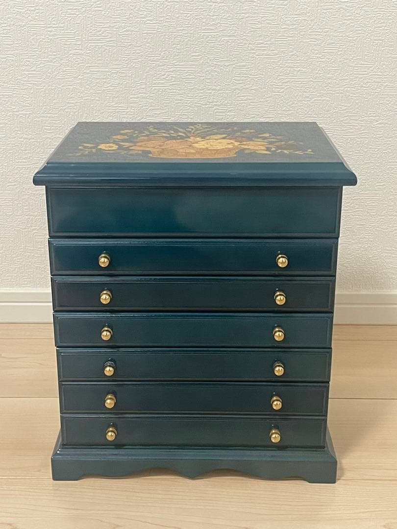 イタリア製 象嵌細工　ジュエリーボックス