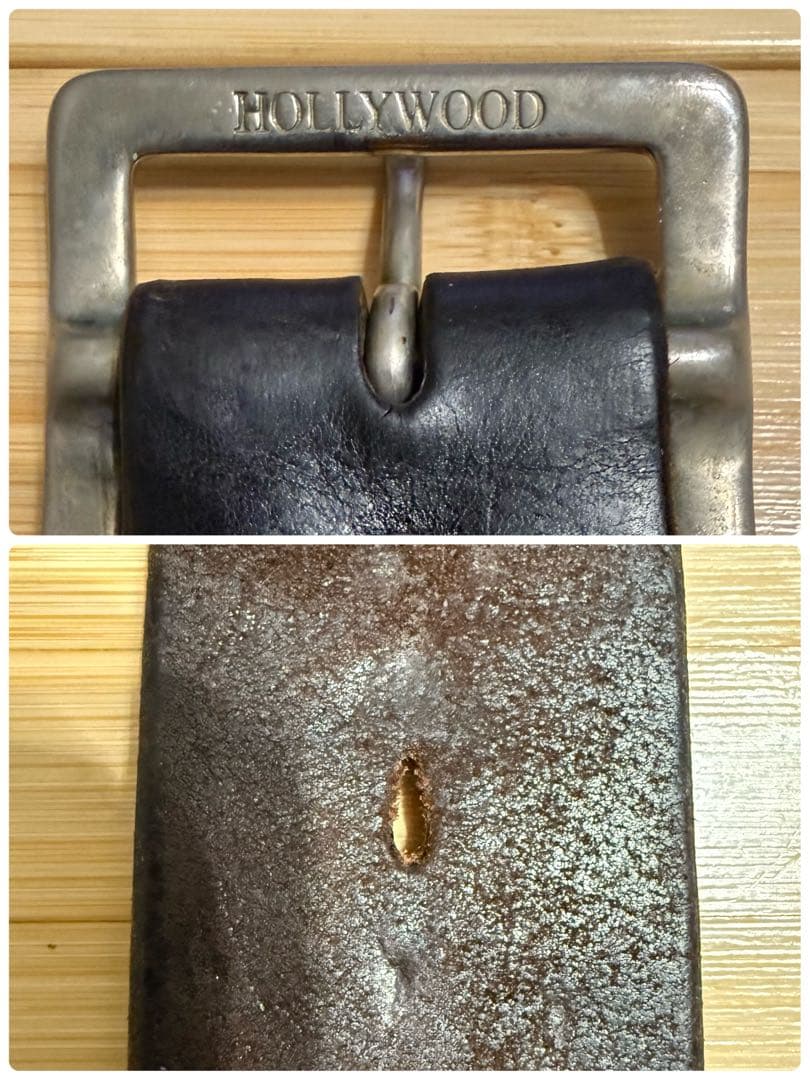 ⭐️美品⭐️HTC⭐️オーバルスティングレイ⭐️ブラックレザー&ブラックストーン⭐️36