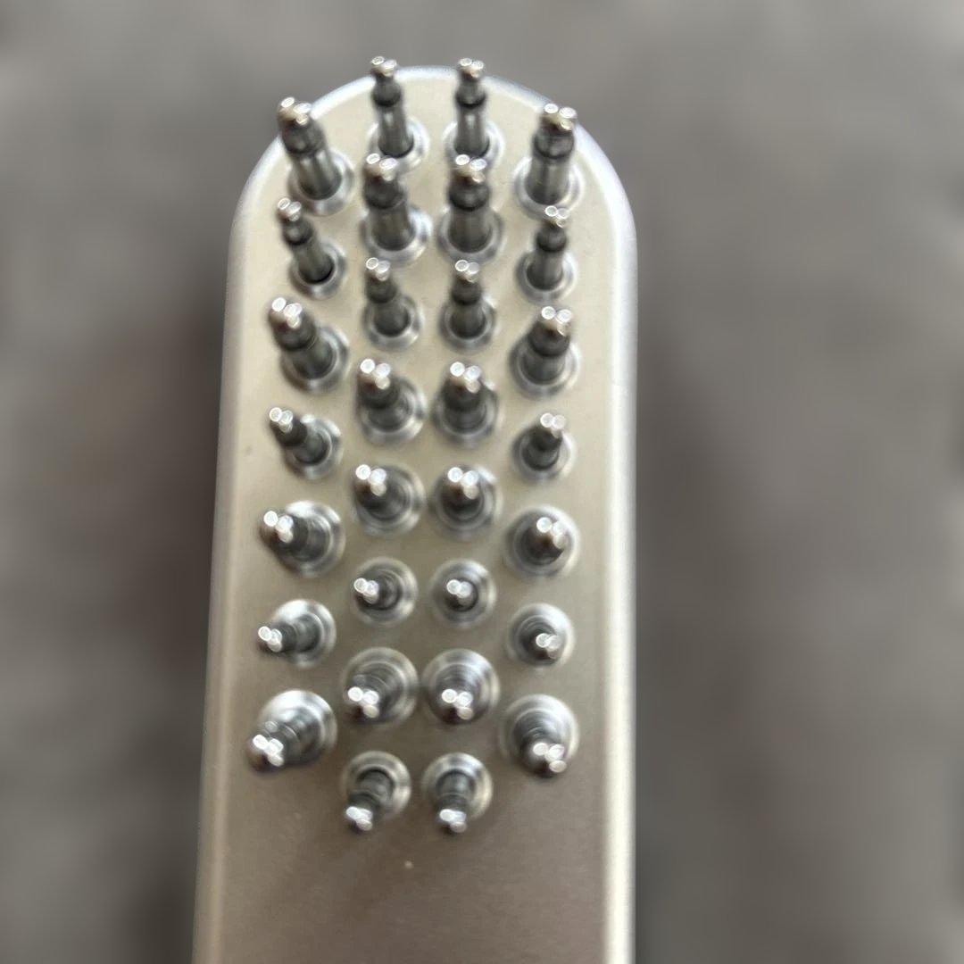 SALONIA マッサージブラシ シルバー