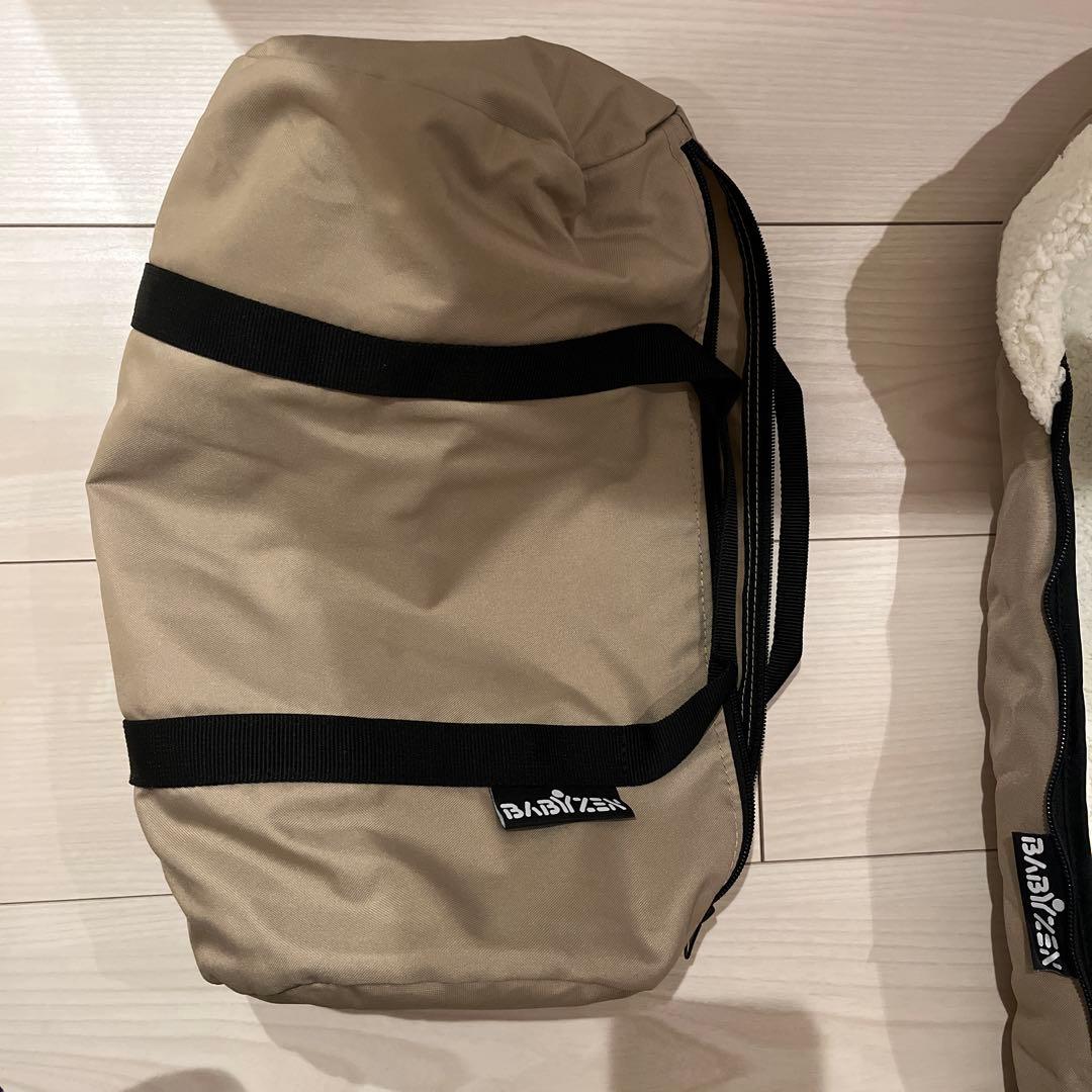 ベビーゼンフットマフ/ベージュ/ベビーカー防寒具