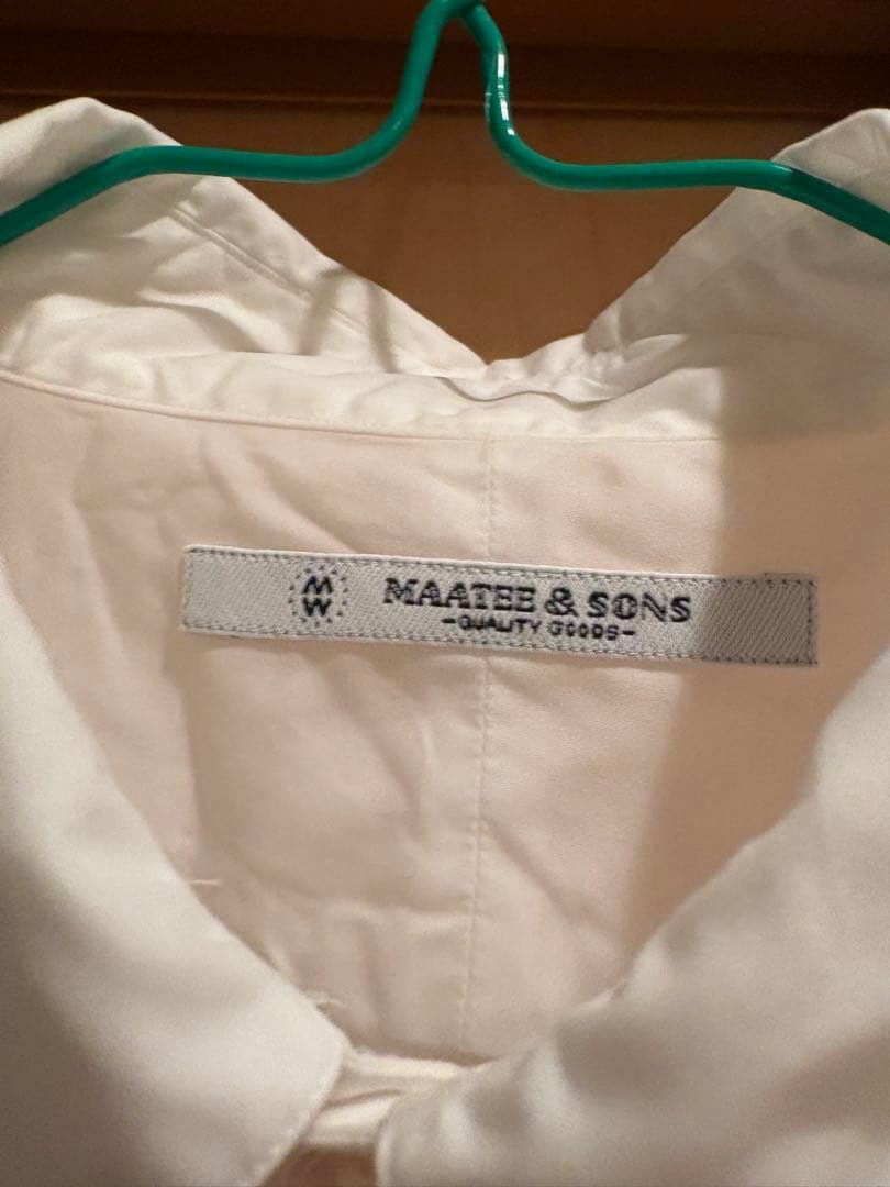 MAATEE & SONS ホワイトシャツ エリザベス