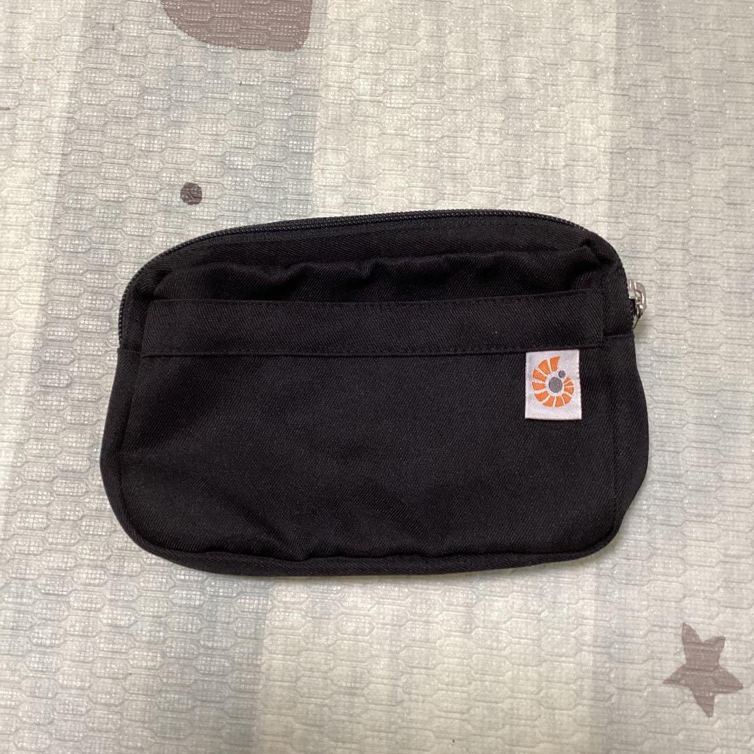 美品 エルゴ 抱っこ紐 オムニ360 クールエアー　ポーチ付　ブラック メッシュ