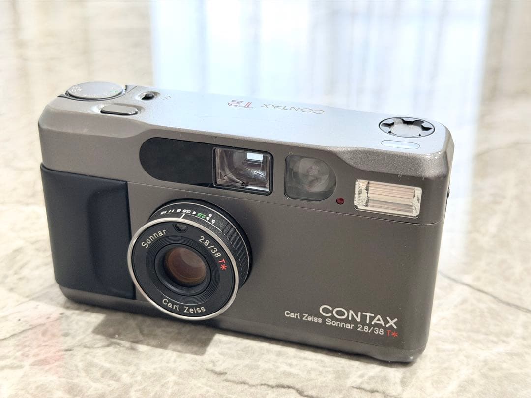 動作確認済 CONTAX T2 Titan Black チタンブラック