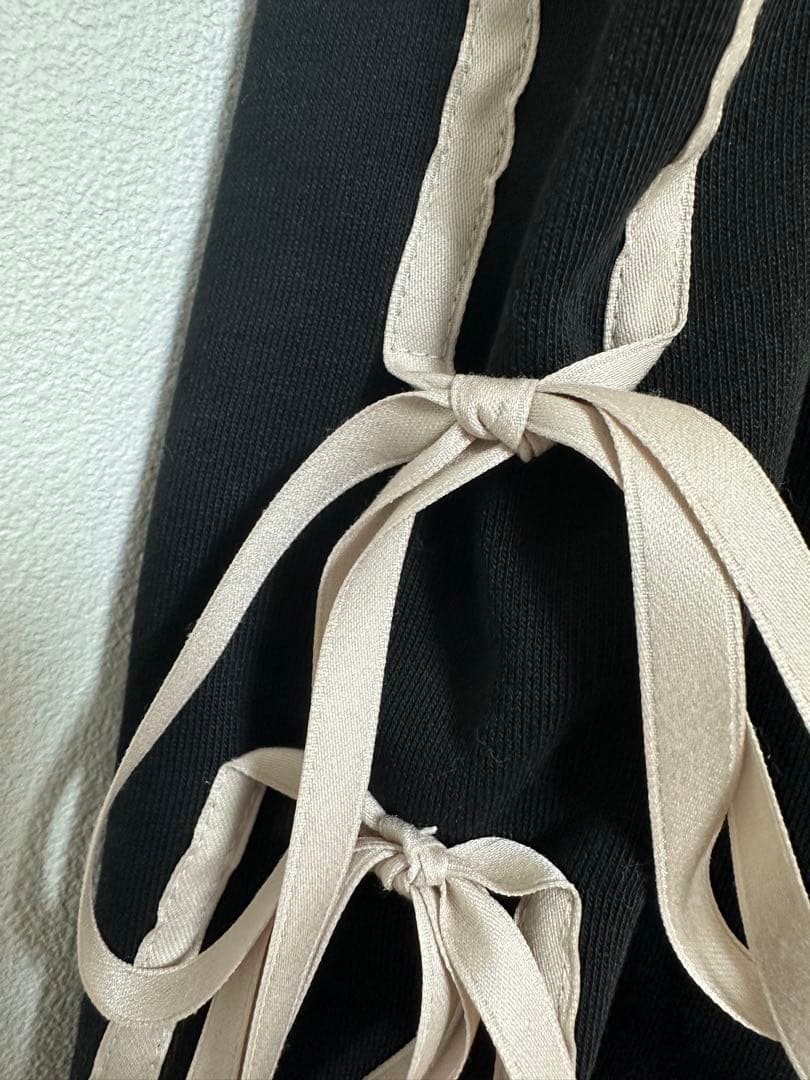 amerge. オフショル長袖ミニ丈ワンピース