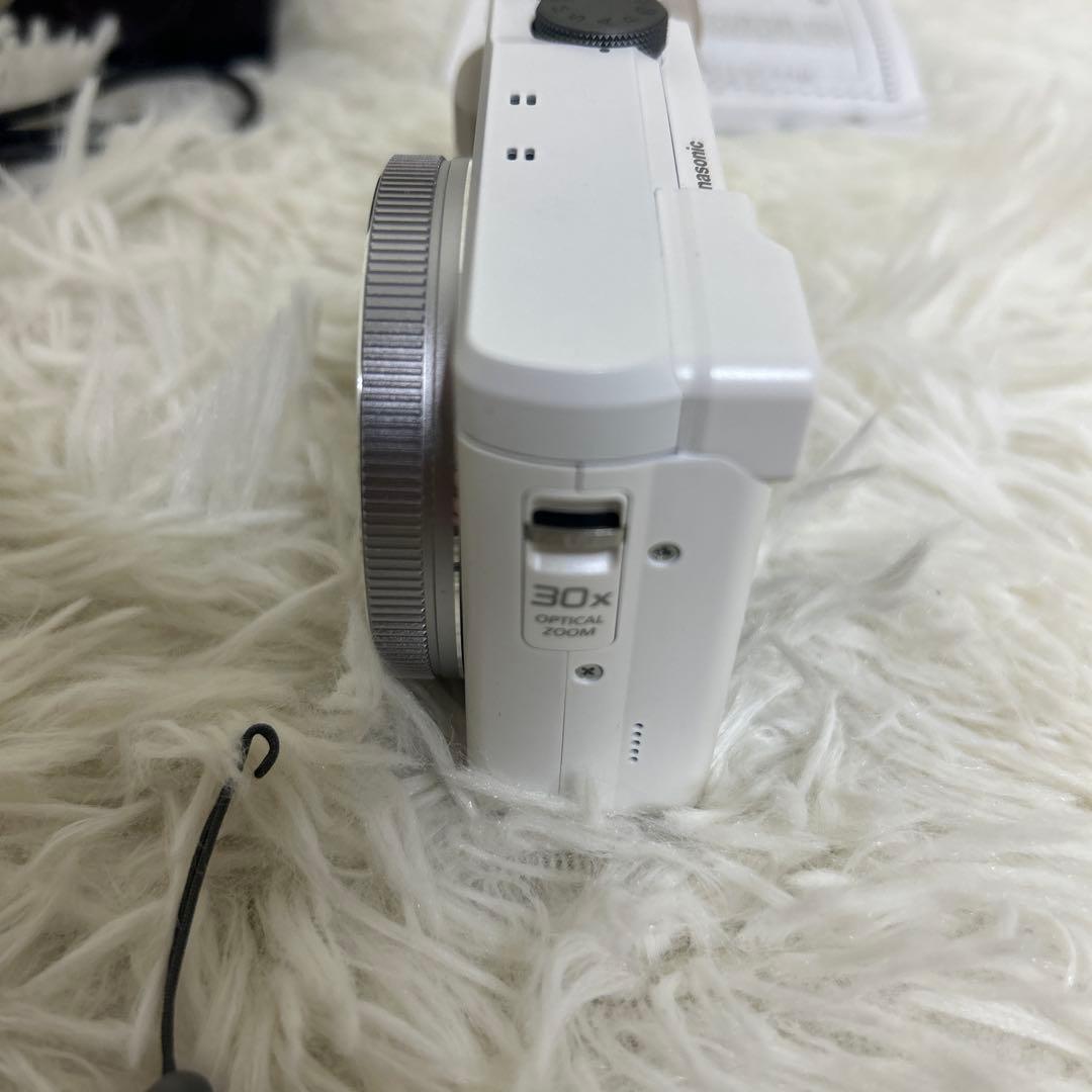 【極美品】Panasonic DMC-TZ85 ホワイト 4K撮影