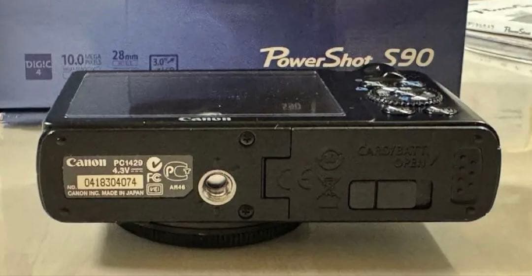 キヤノン Canon PowerShot S90 付属品 ＋ 本革専用ケース
