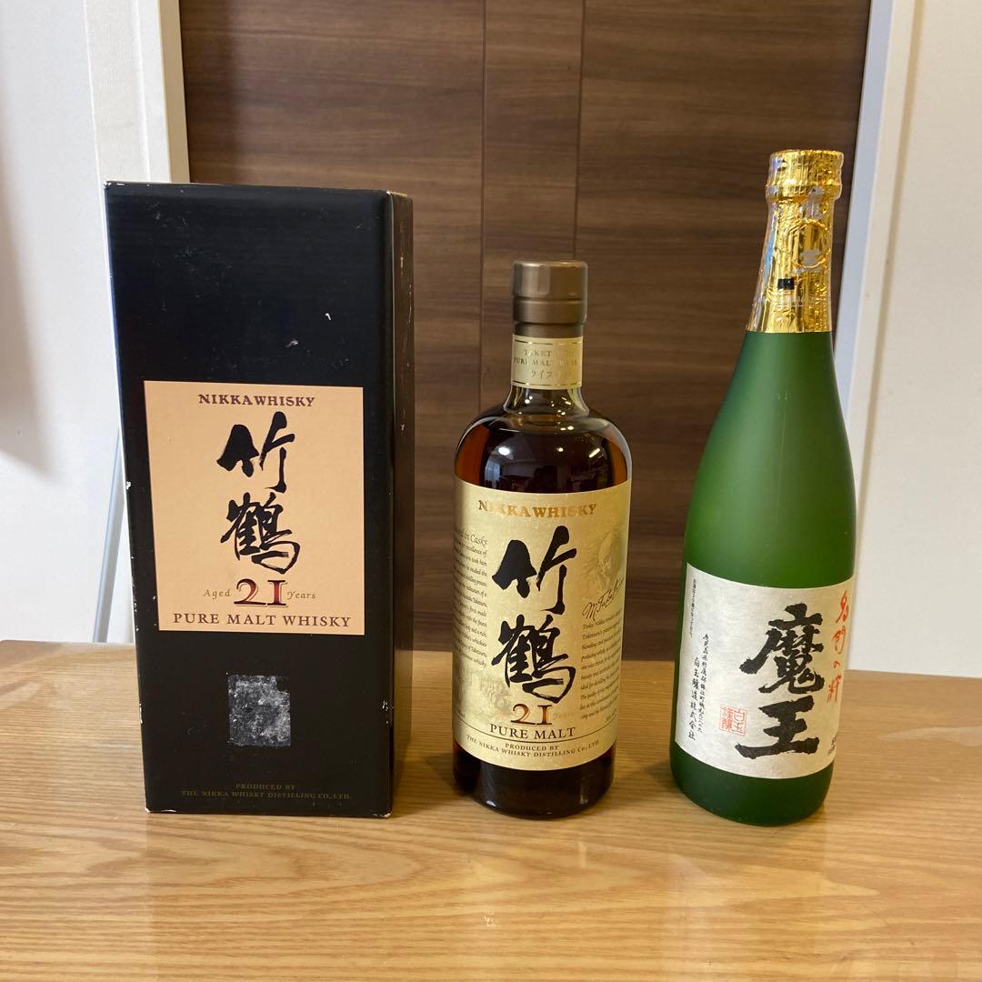 ラッキー7 ニッカウヰスキー竹鶴21年単品で。