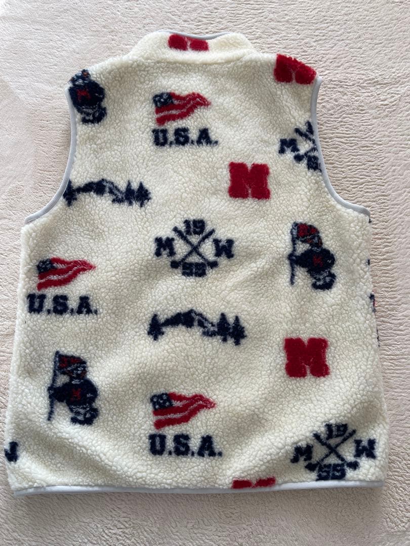 値下げしました‼️マンシングウェア フリースボアベスト 3L