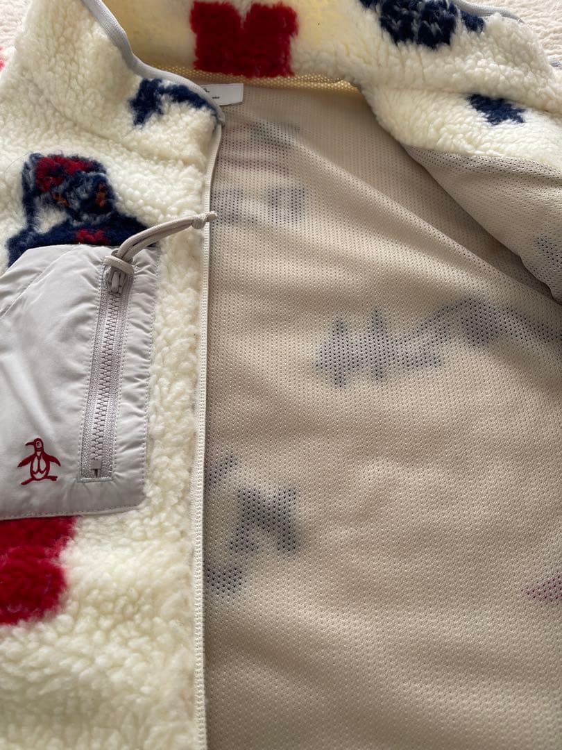 値下げしました‼️マンシングウェア フリースボアベスト 3L