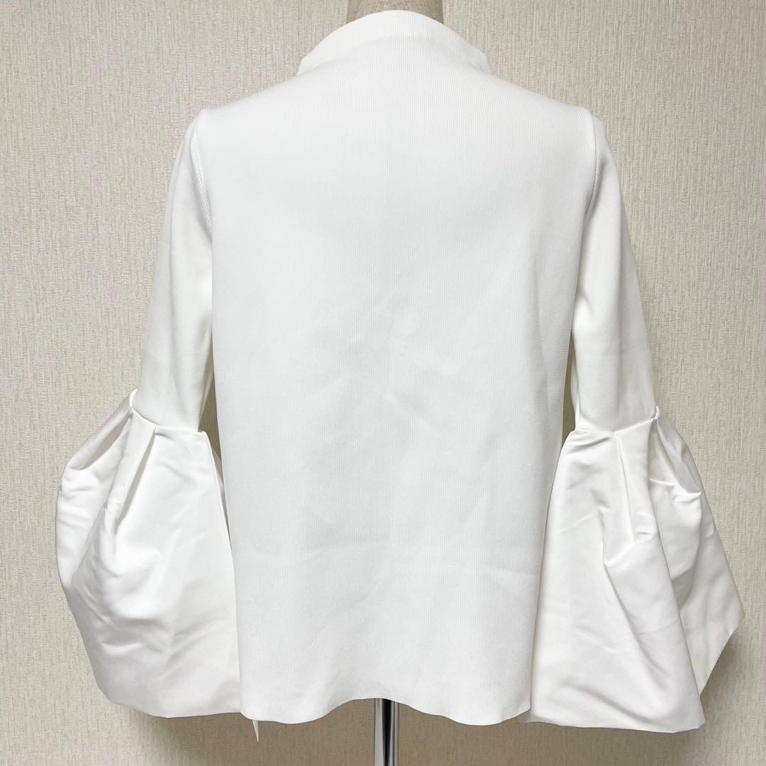 Maison de Dolce. メゾンドドルチェ サテン フレアニット 未使用