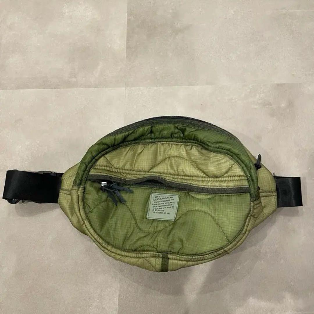 US MS-65 Quilted Liner Body Bag 美品 キムタク