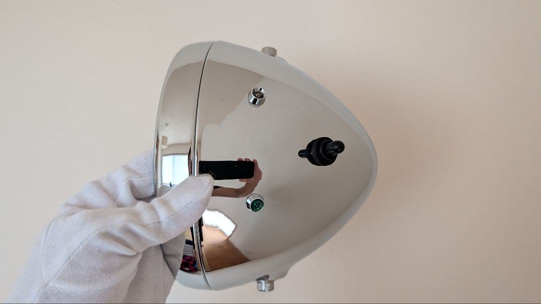 ペイトンプレイス ヘッドライトケース DP88-P メッキ SR400