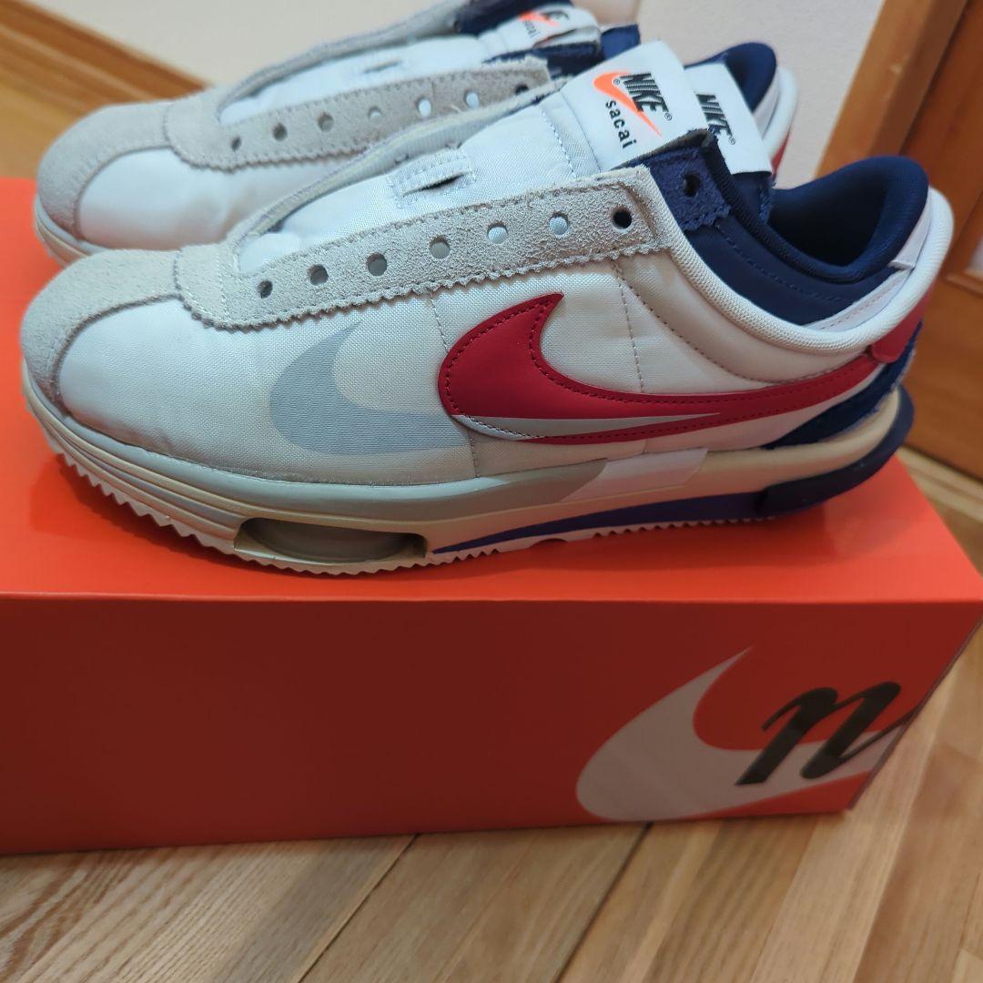 た*。様 nike×sacai zoom cortez　白