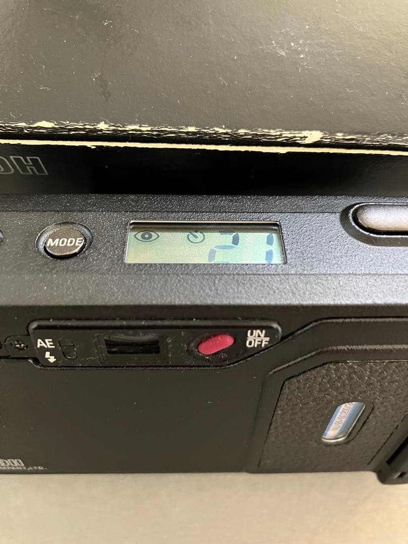 RICOH GR1 フィルムカメラ 純正ボトムケース付き