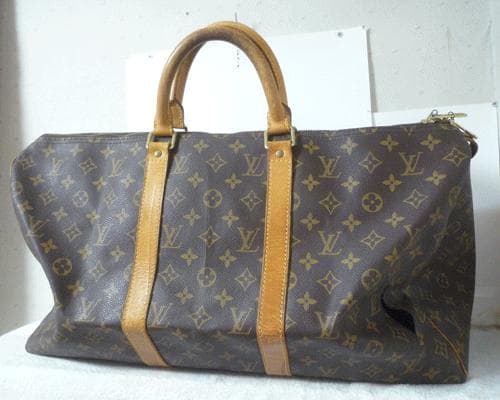 ルイ・ヴィトン　モノグラム　キーポル５０　旅行鞄　ボストンバッグ　訳あり