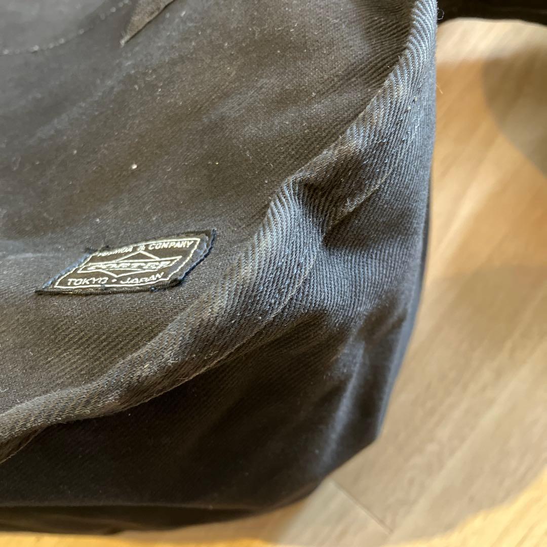 PORTER メッセンジャーバッグ ブラック キャンバス