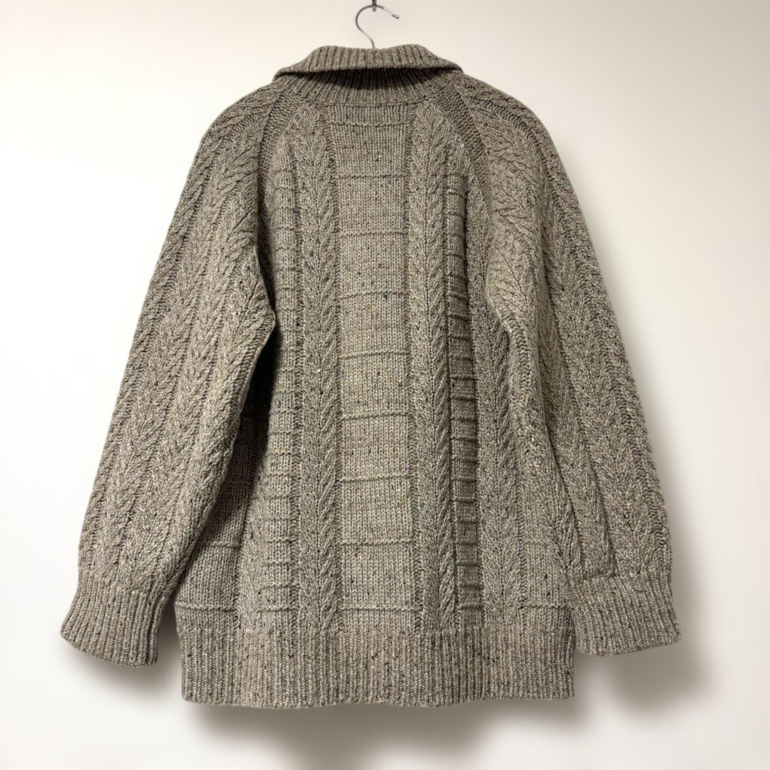 ARCHI アーキ　ケーブルニット　デザインニット　アルパカ混　ゆったりニット