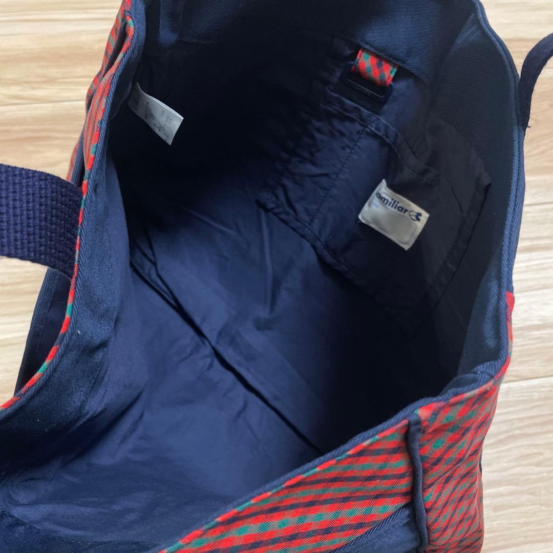 専用‼️未使用に近い極美品❣️ファミリア　トートバッグ／レッスンバッグ❤️