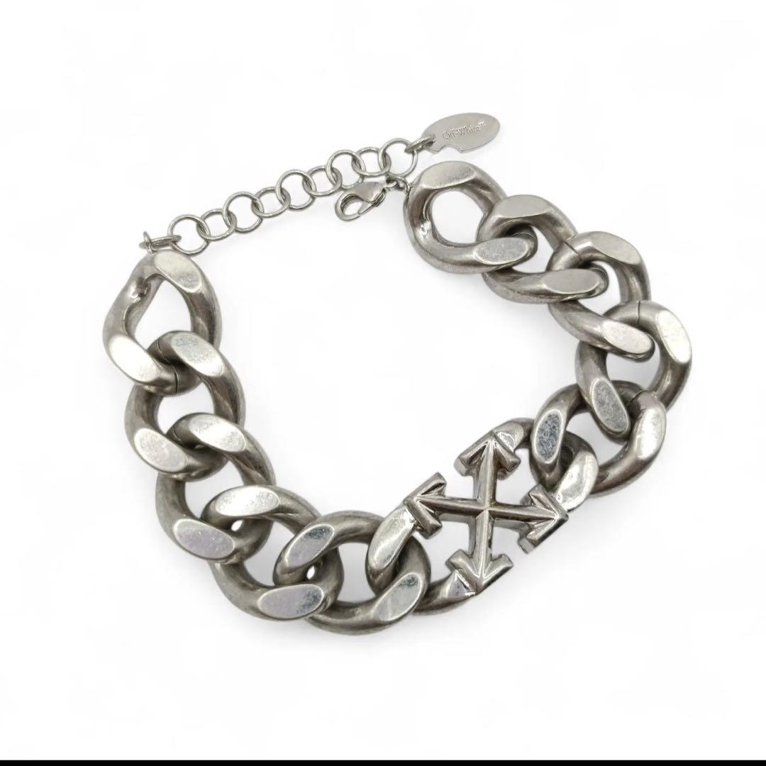 OFF-WHITE Arrow チェーン ブレスレット　メンズ新品タイムセール中