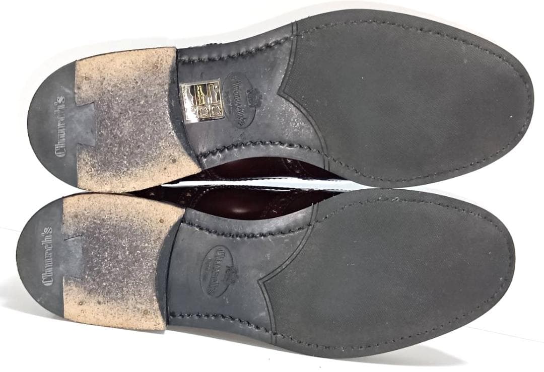 【希少色】Church's LANA R ダブルモンク 23cm バーガンディ