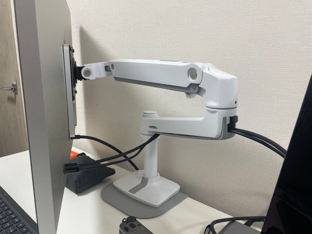 YK4点セットAppleStudioDisplayモニターアームキーボード