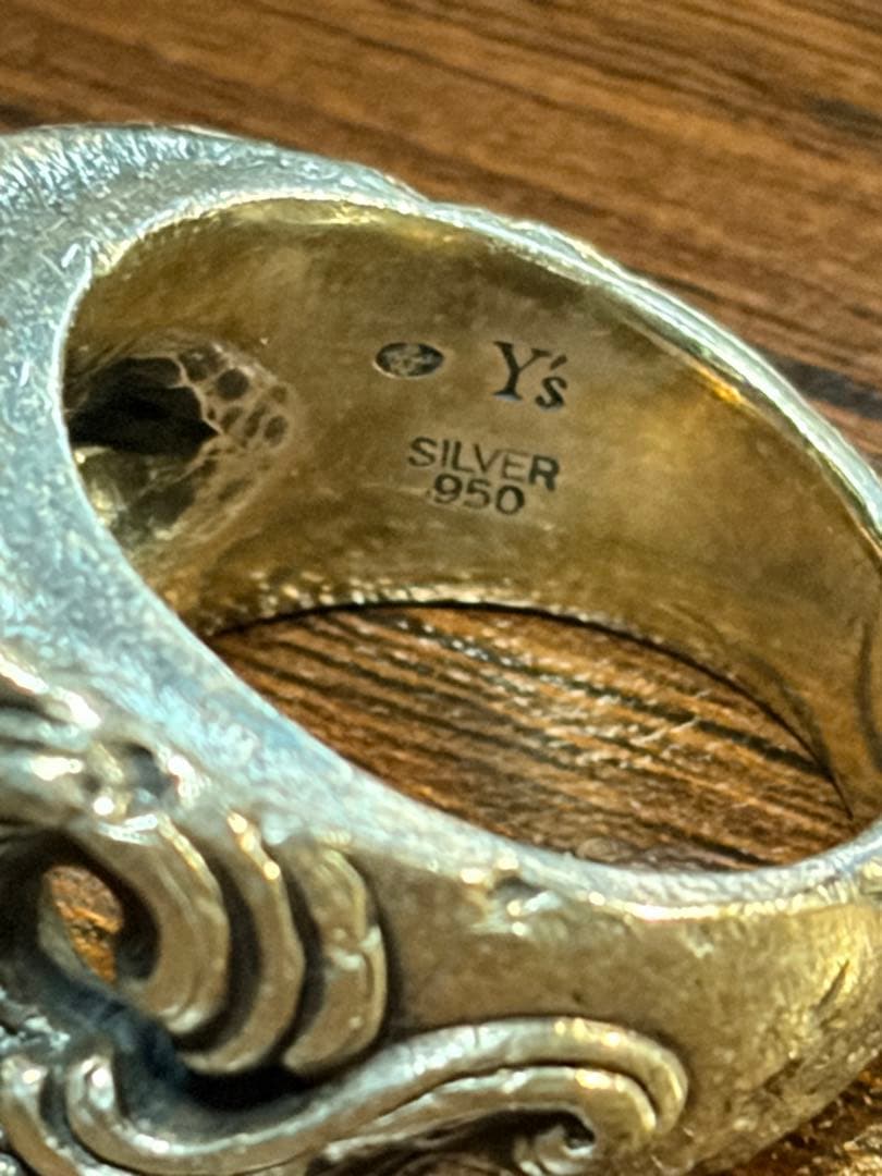 2007年 Y's 退廃 シグネットリング シルバー950 ヨウジヤマモト