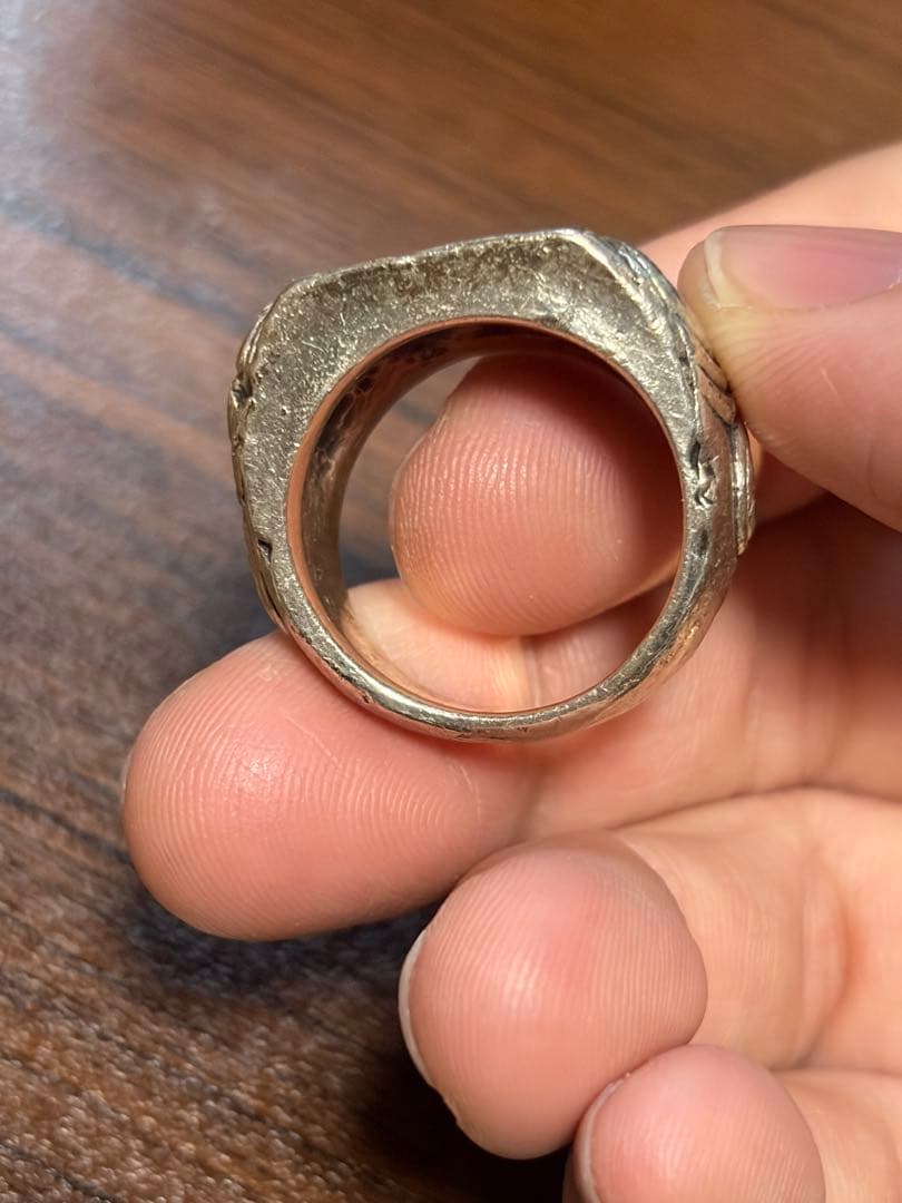 2007年 Y's 退廃 シグネットリング シルバー950 ヨウジヤマモト