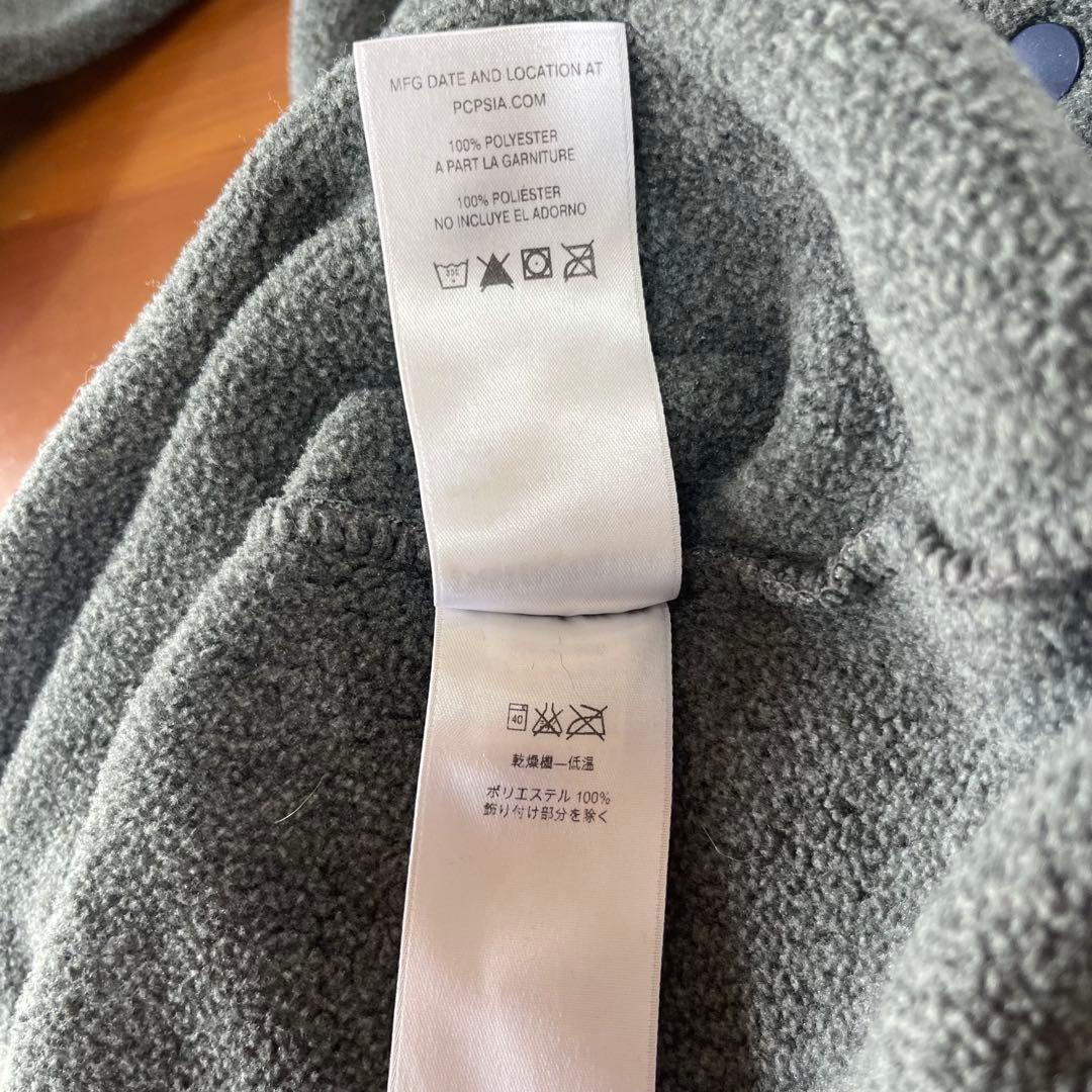 Patagonia Snap-Tフリース★ネイビー×グレーレディースM柴田ひかり