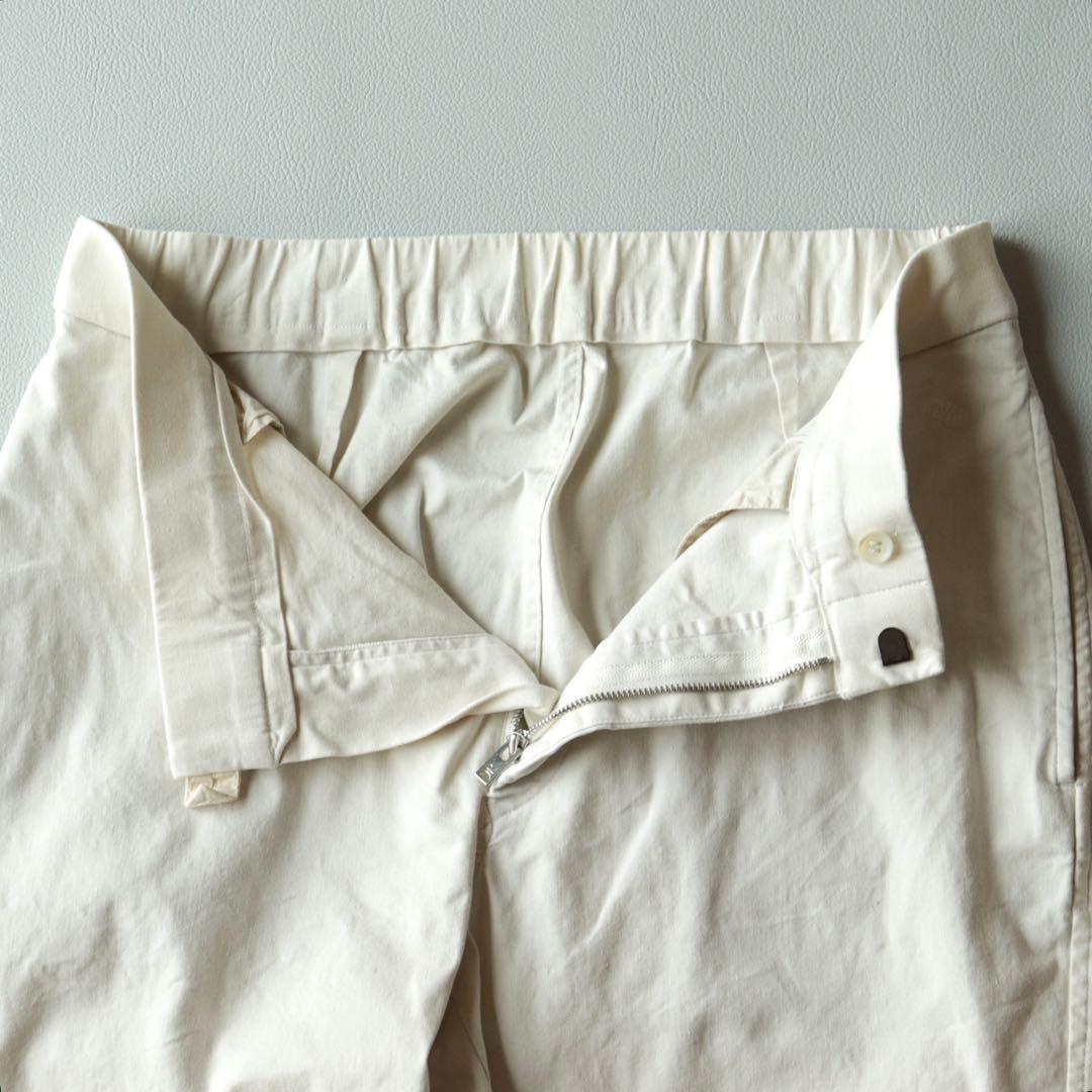 5165【極美品】45R ストレッチパンツ リネン サイズ3