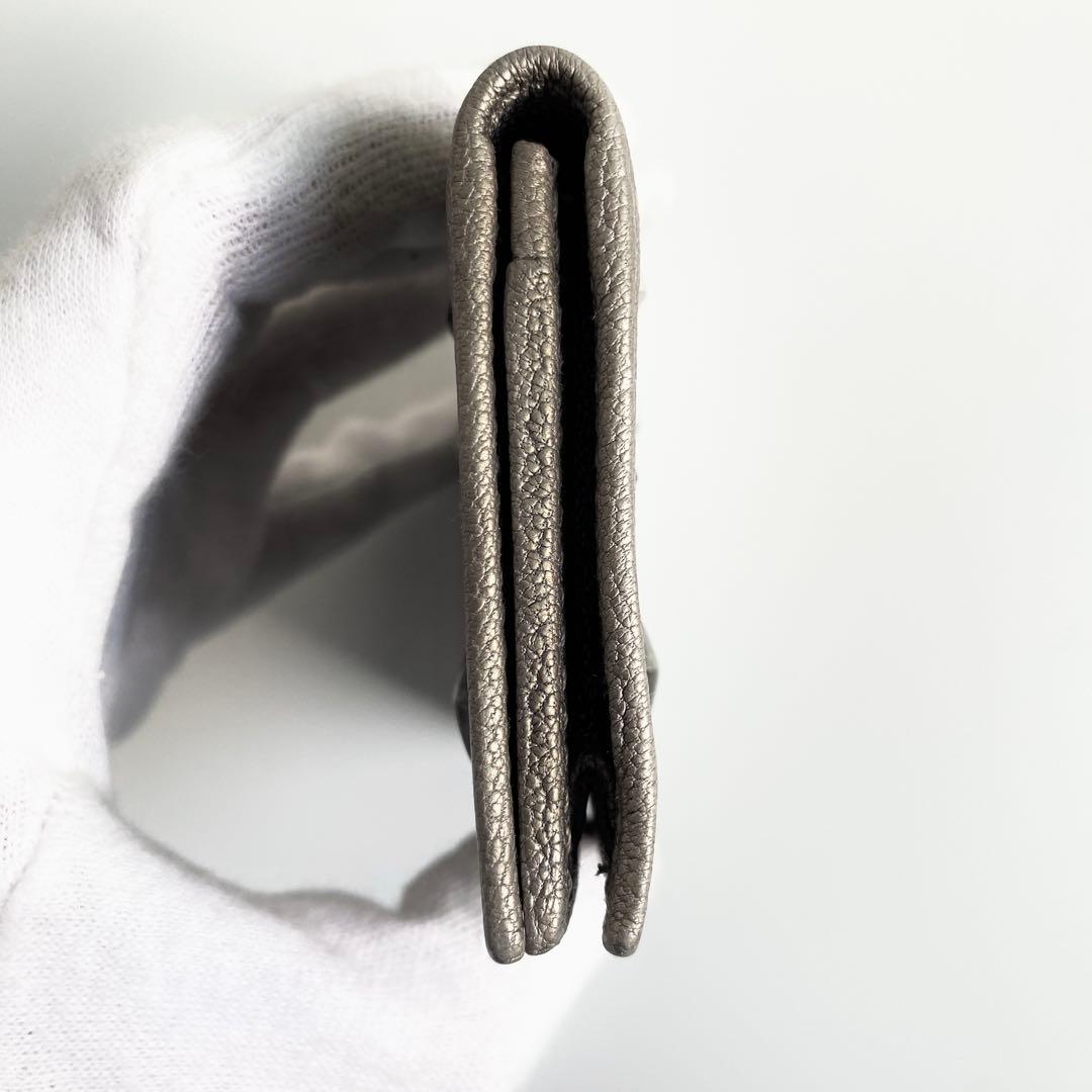 JIMMY CHOO 名刺入れ カードケース NELLO ライトカーキ