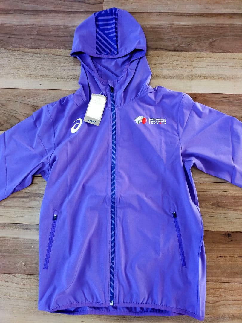 ふ*こ様 世界陸上東京2025 公式　 ウインドブレーカー　 アシックス　 ジャ