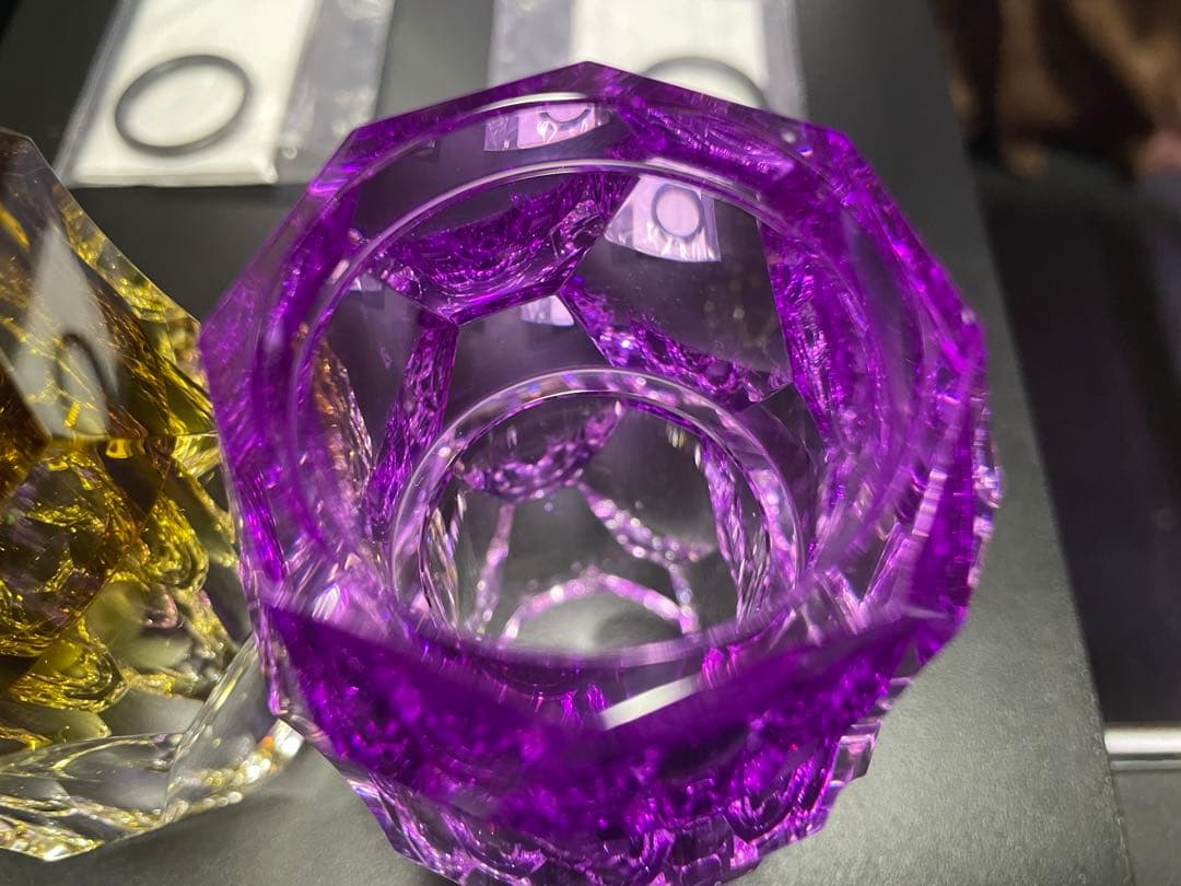 ブリエスタBRIESTA シャンパンダイヤモンド+ グラデーションパープル　2個