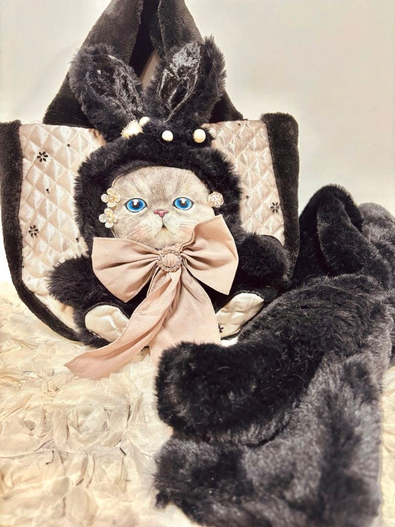 コヤンイサムチョン　ころりんファーバッグ お揃いファ〜❤︎マフラー