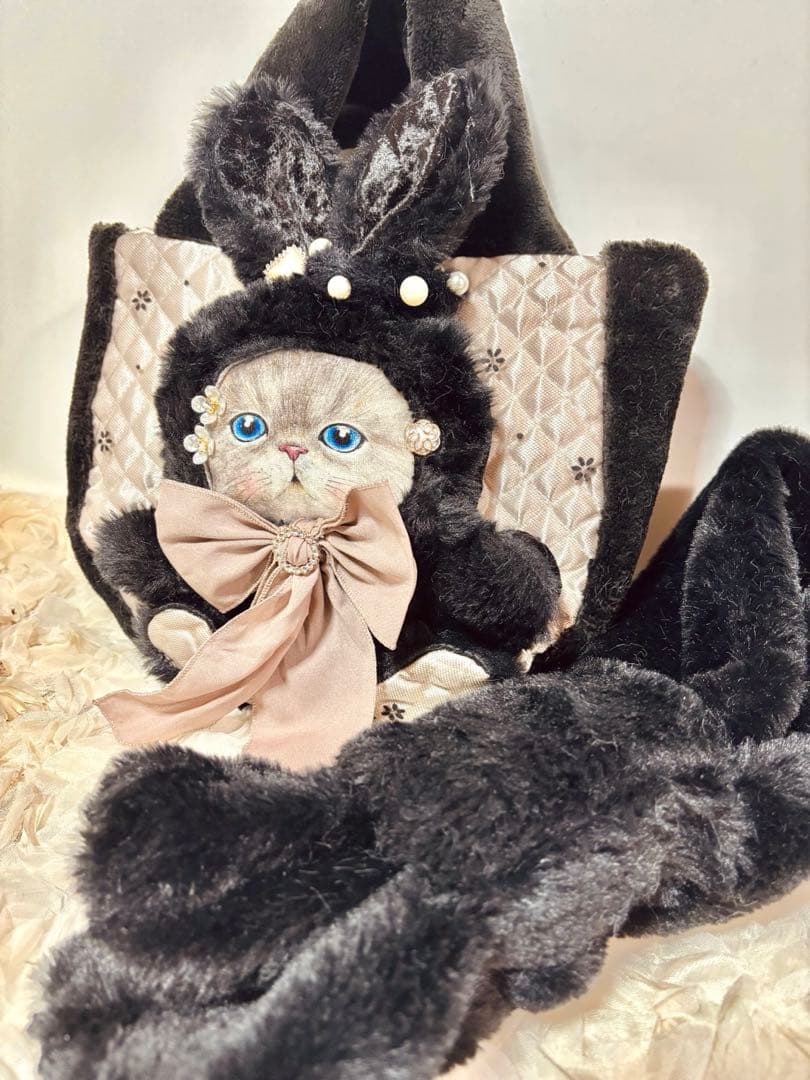 コヤンイサムチョン　ころりんファーバッグ お揃いファ〜❤︎マフラー