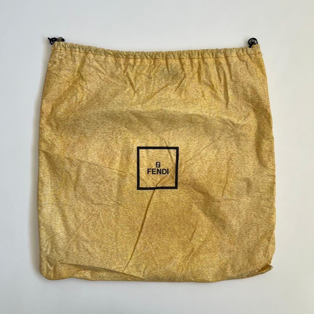 バッグ FENDI LOGO PLATE NYLON SHOULDER BAG