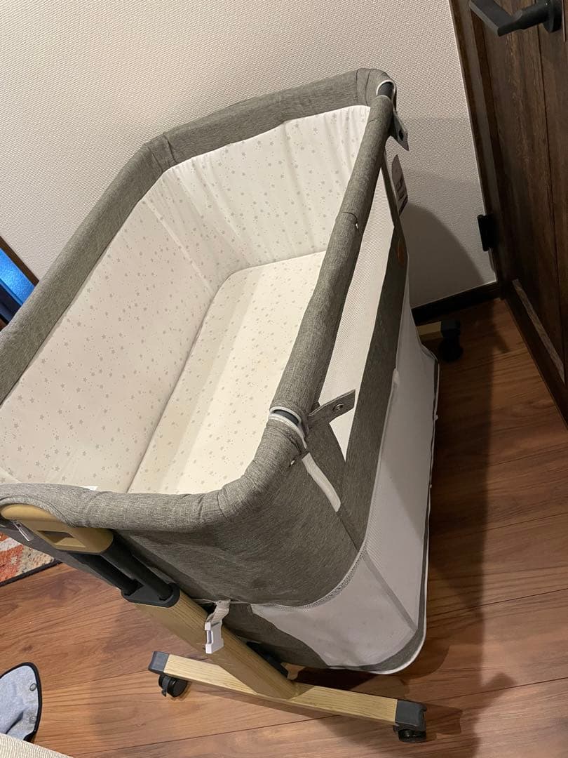 美品 ★ ベビーベッド ベビー用 マット サークル