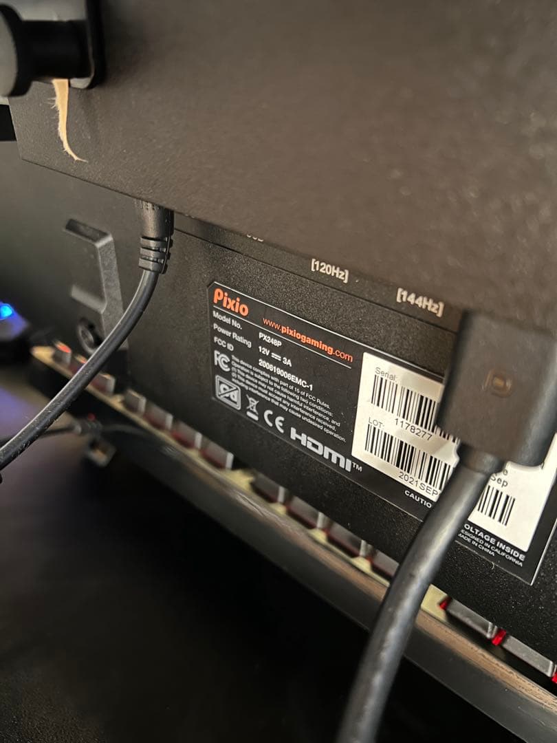 【144Hz/IPS】Pixio PX248P ゲーミングモニター23.8インチ