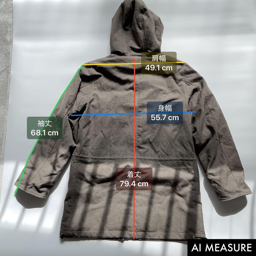 マーガレットハウエル MHL. フィッシュテール モッズコート フーディー L