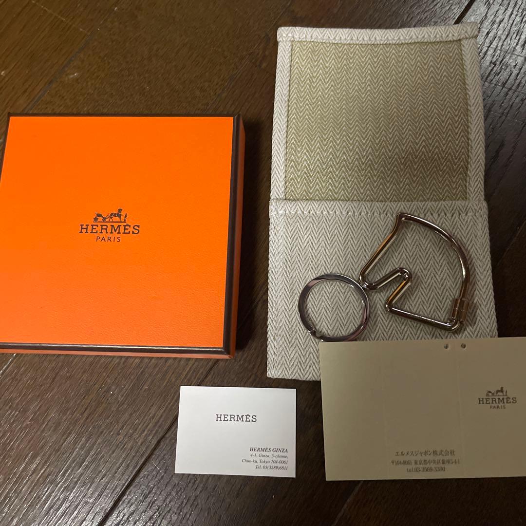 最終お値下げ中　HERMES シュヴァル キーホルダー　キーリング