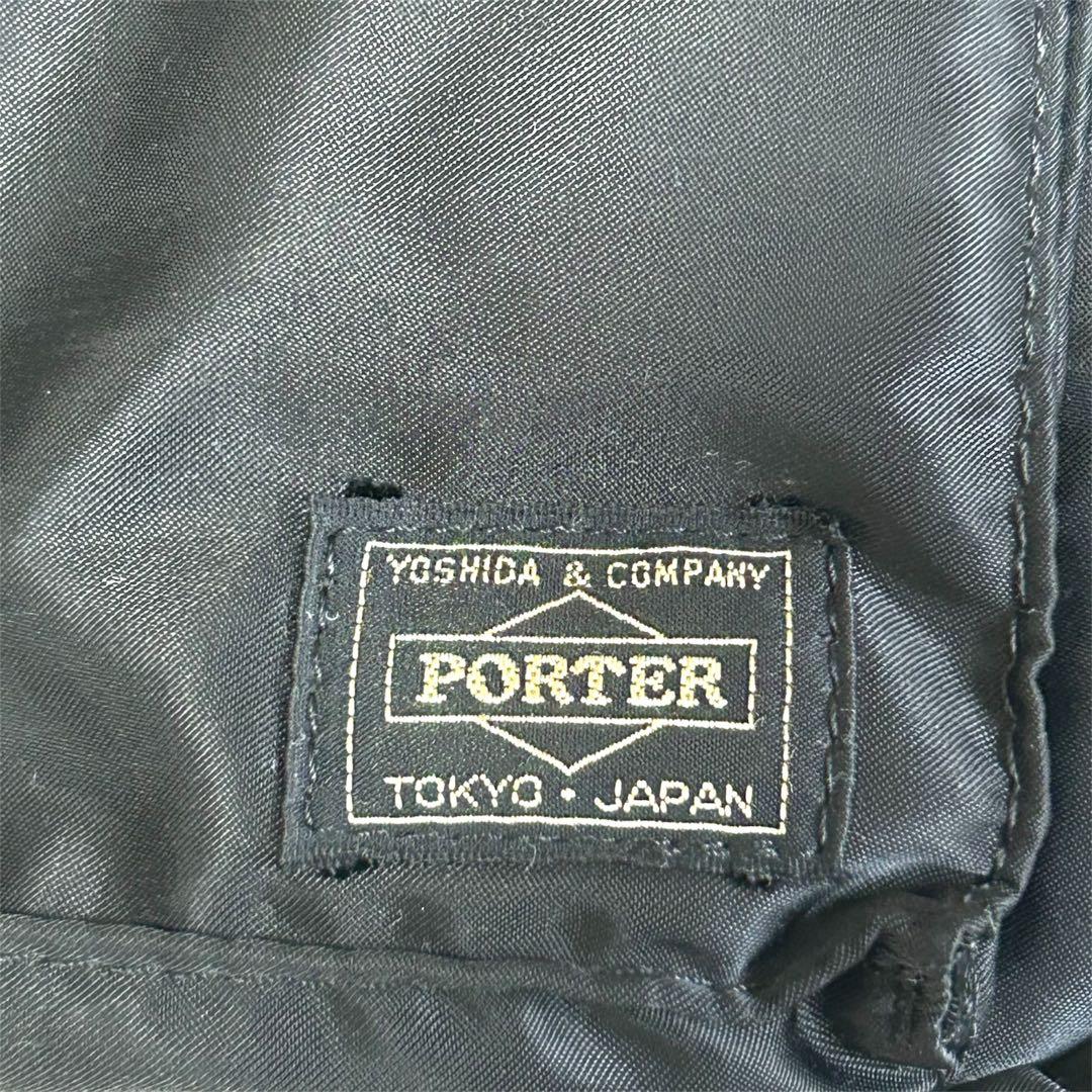 【極美品】PORTER TANKER ショルダーバッグ　２層　ブラック　L